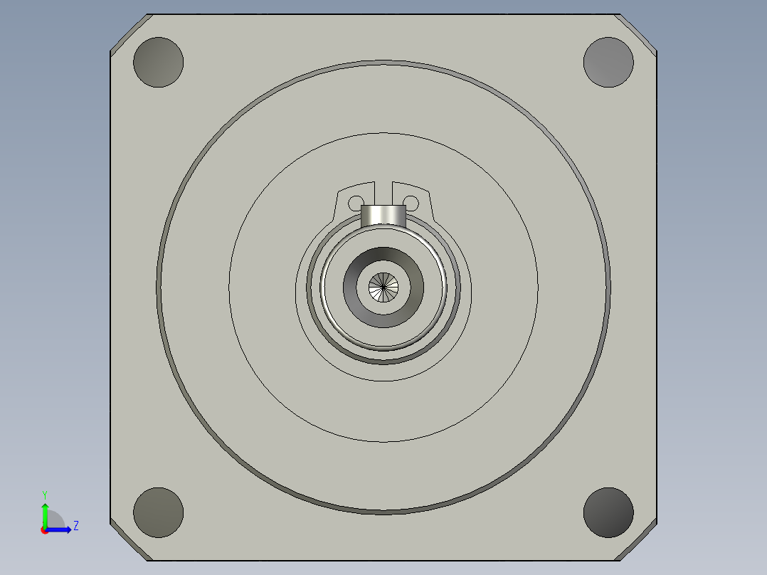 减速机zju51-60-1-10-p2-p左视图