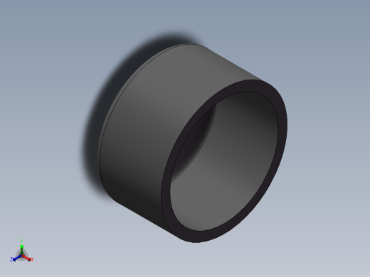 U-PVC CAP DN80正等轴测缩略图