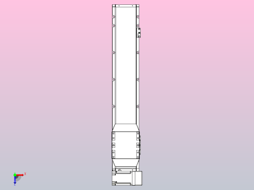 机器人皮带驱动直线轴TPA-GCB-150-P80-L600-RU-M75-N3俯视缩略图