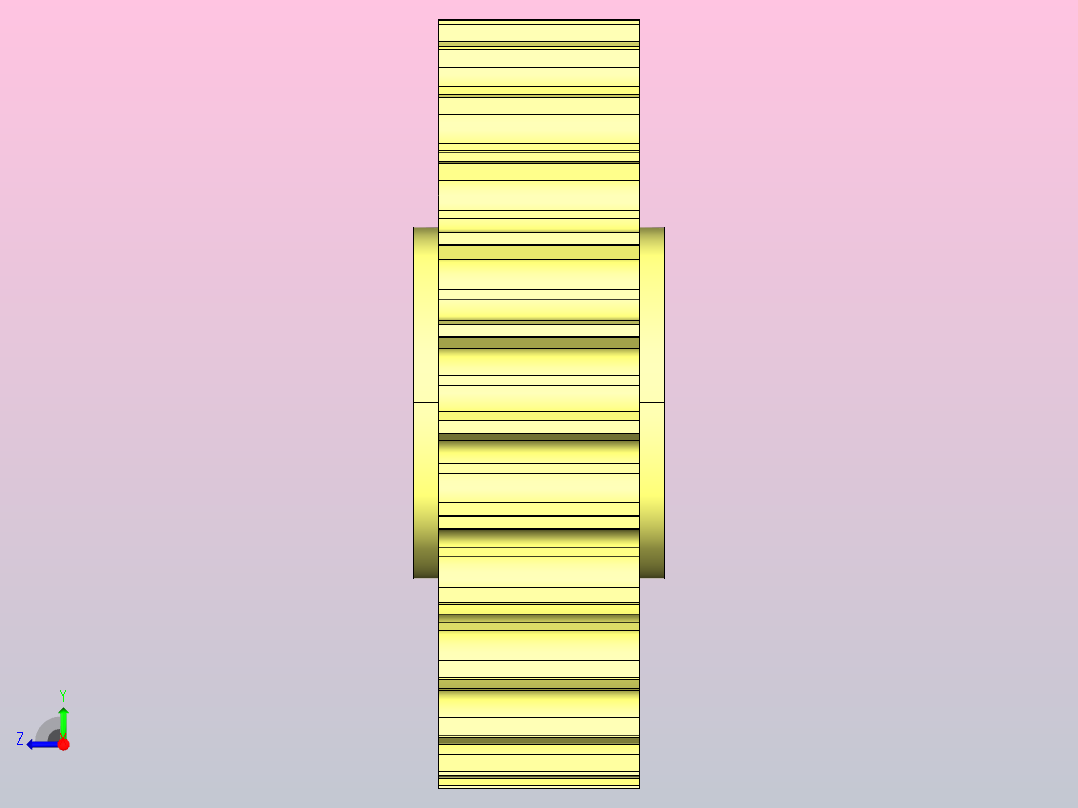 JI 812-25T-R25-C1 SS812系列机加工被动轮右视图