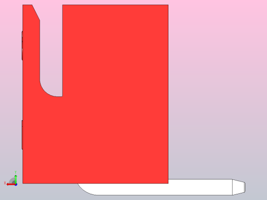 红色JST XH 6针连接器P 2 54mm成角度后视缩略图