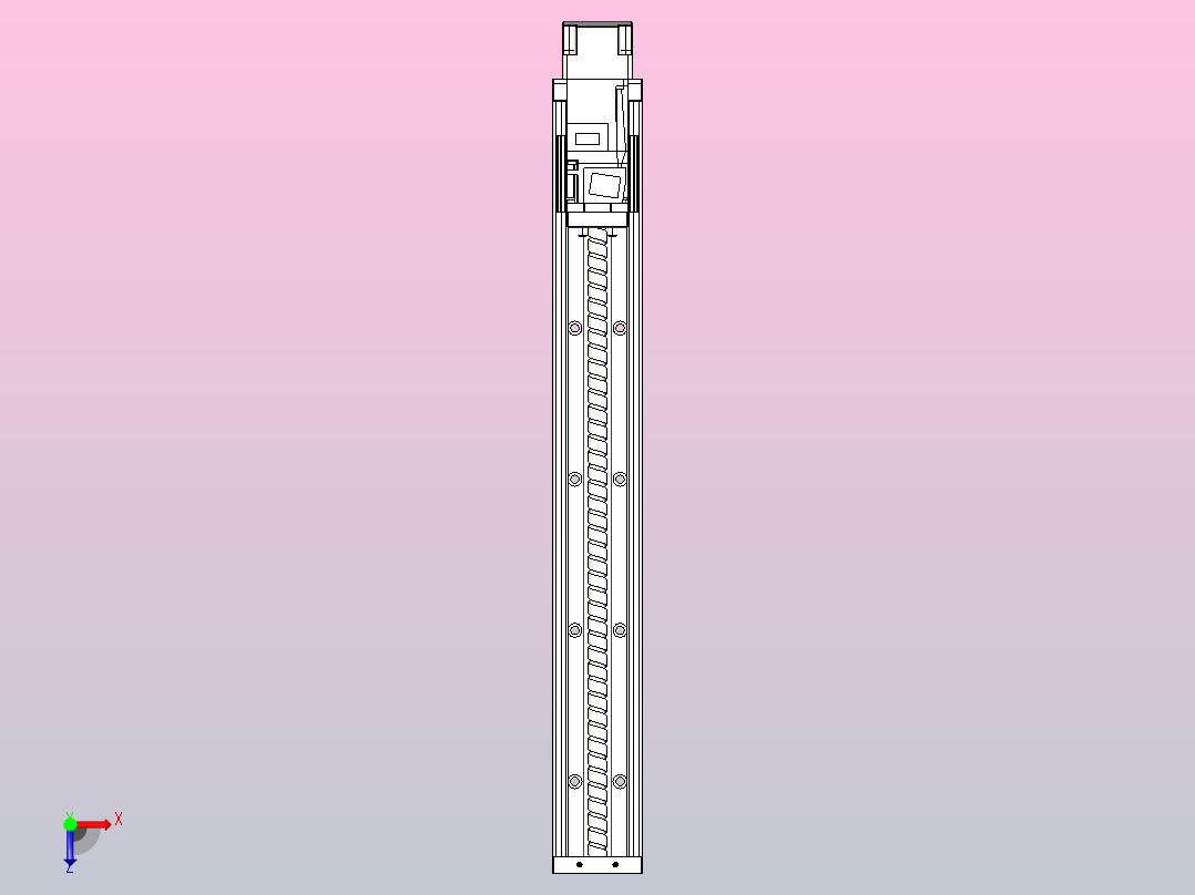 钢基模组TPA-KSR-6005C-500A1-MU-H1俯视图