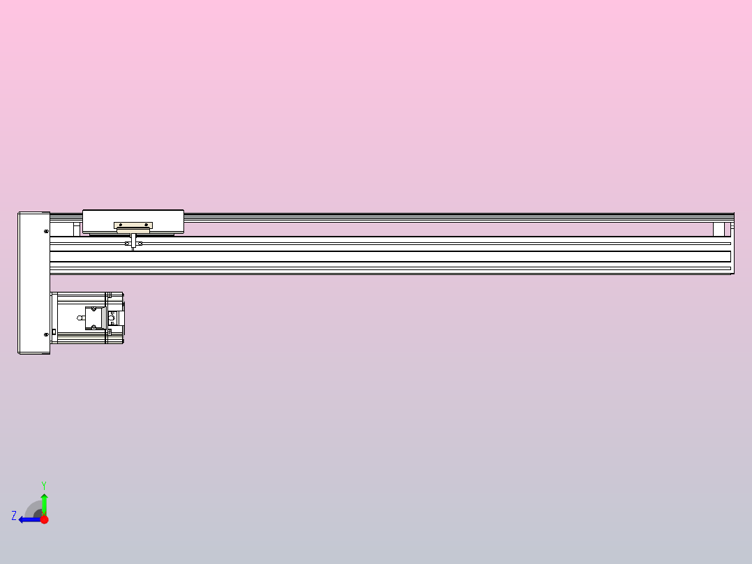 日规模组半封闭丝杆TPA-HNR-175D-2510C-L800-MP-C-P75-N3右视图