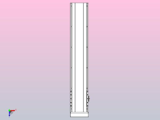 日规模组半封闭丝杆TPA-HNR-175D-2510C-L800-MP-C-P75-N3俯视缩略图