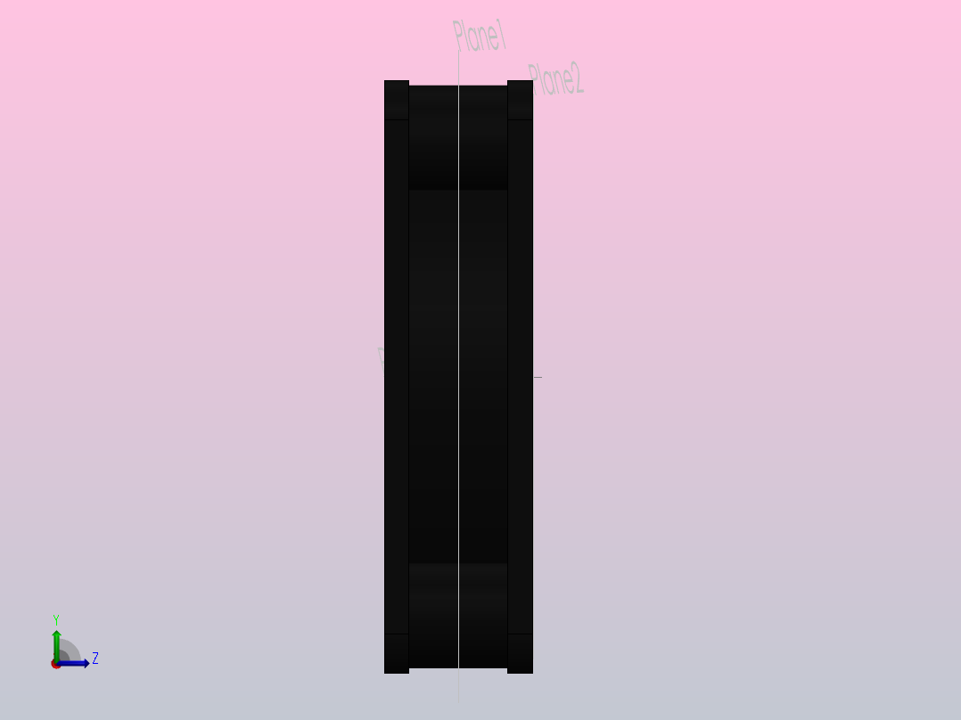 通用60x60x15mm+12V+PC风扇左视图