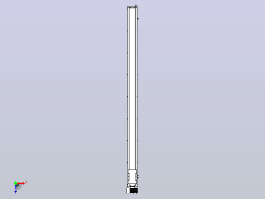 SCM14-2150-LU滚珠花健、支撑座、滚珠丝杠、交叉导轨、直线模组俯视缩略图