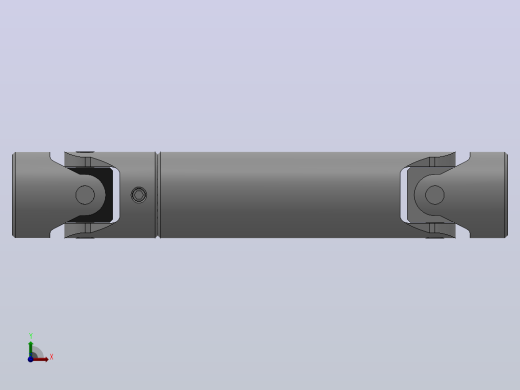 万向联轴器WSP8-PB-Y40-Y40-460／560WSP型可伸缩小型十字轴万向联轴器前视缩略图