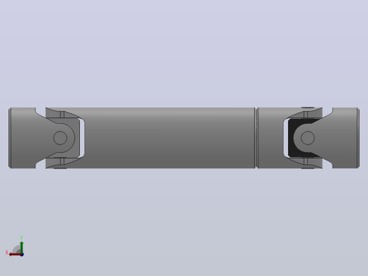 万向联轴器WSP8-PB-Y40-Y40-460／560WSP型可伸缩小型十字轴万向联轴器后视缩略图