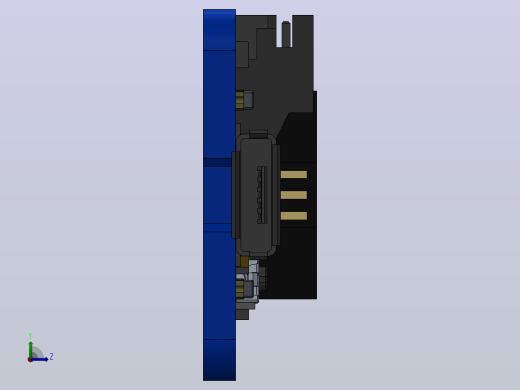 USB  插头分线器左视缩略图