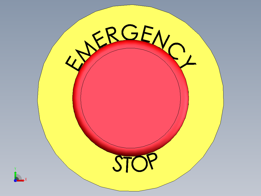 急停开关User Library-emergency前视图