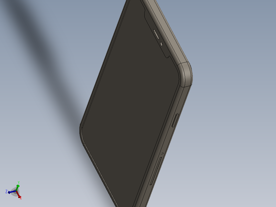 Phone 11 Pro Max 3D模型主视图