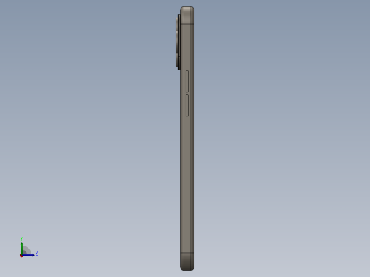 Phone 11 Pro Max 3D模型左视缩略图