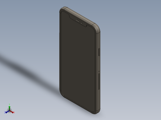 Phone 11 Pro Max 3D模型正等轴测缩略图