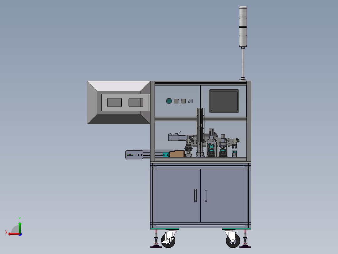 四合一测试设备（含bom）sw17可编辑后视图