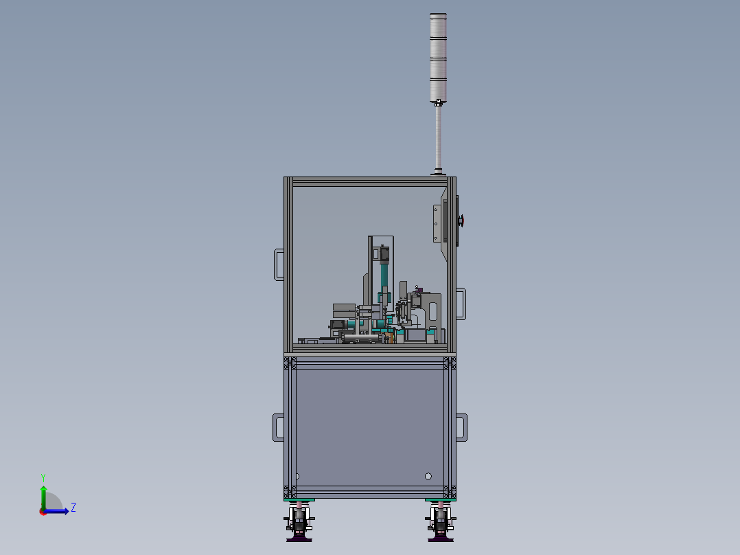 四合一测试设备（含bom）sw17可编辑左视图