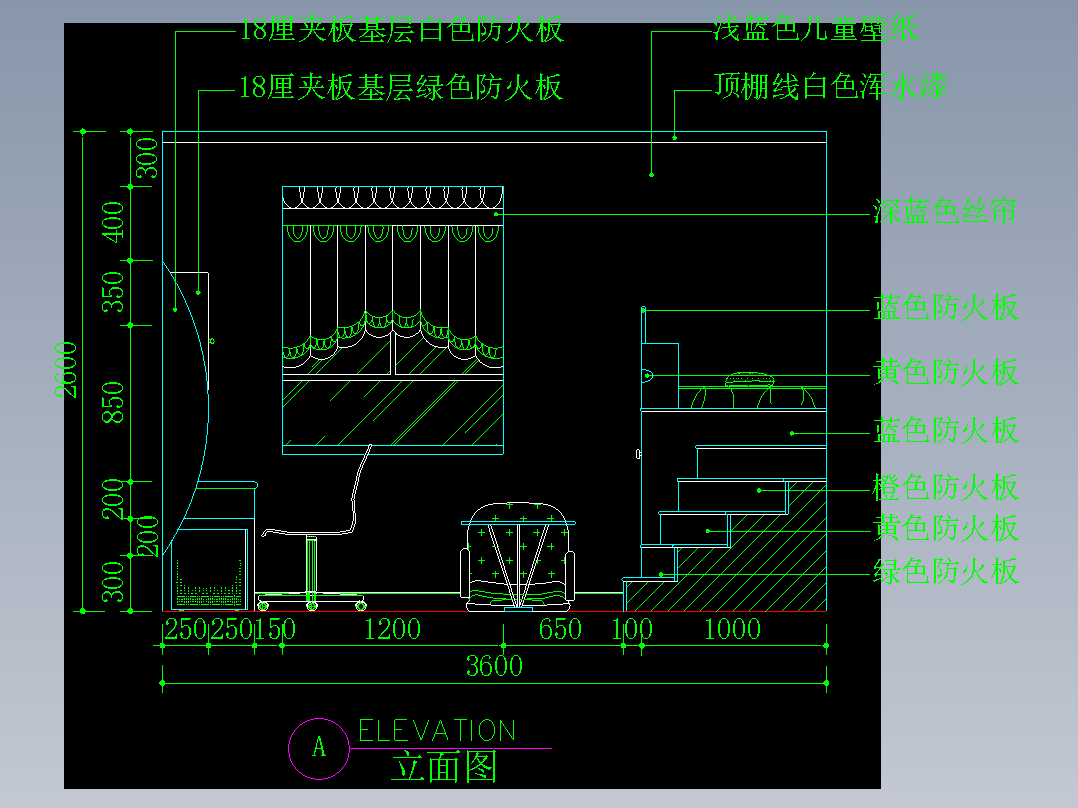 家装类CAD图块(五)-FH01058E