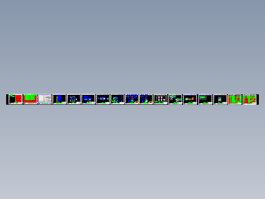 后骨架总成2成型焊电气原理图
