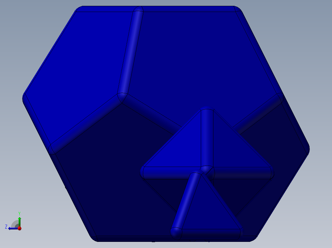 正多面体右视图