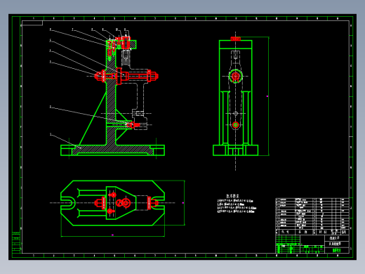 CA61系列车床杠杆零件图下载