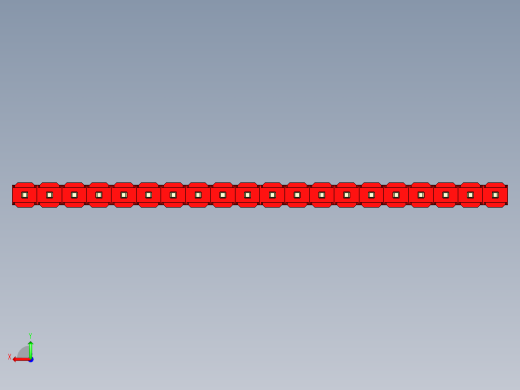 彩色公头100mil（2.54mm）系列-DS1021_red_1x20p_100mil_Type1_rev1.0后视缩略图