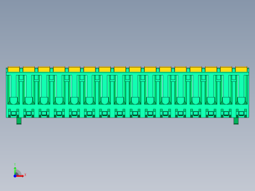 DEGSON 2EDG 系列 5.0mm 可插拔接线端子组-2EDGKDB-5.0-16P-14-00AH前视缩略图