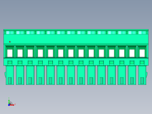 DEGSON 15EDG 系列 3.5mm 插拔式接线端子 FullPack-15EDGKA-3.5-14P-14-00AH前视缩略图