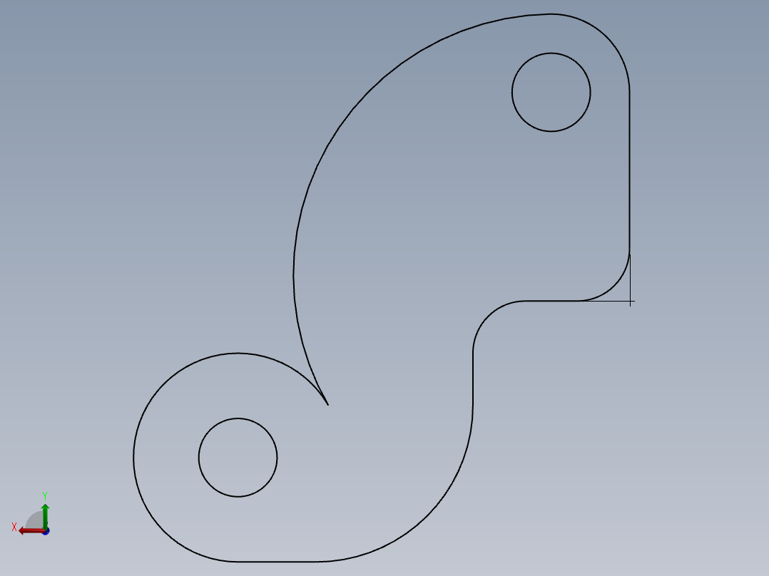 SW建模练习题-exercise 8后视图