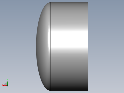 PVC管件-4in End cap左视缩略图