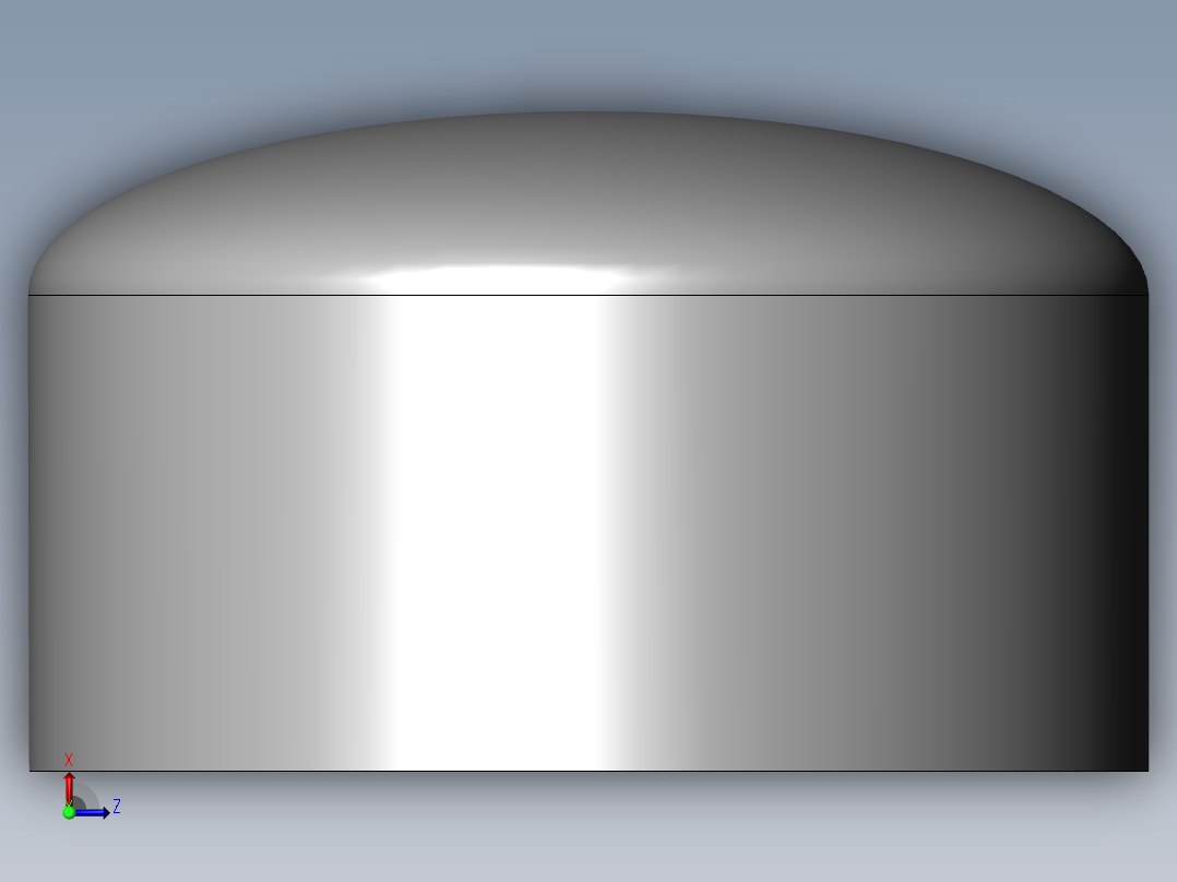 PVC管件-4in End cap俯视图