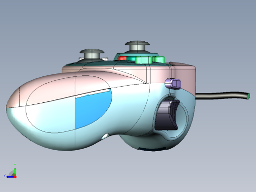 游戏机手柄右视缩略图