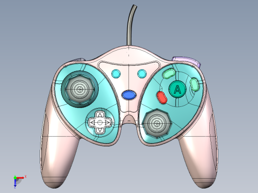 游戏机手柄俯视缩略图