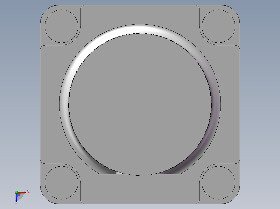 精密调压阀RPE1000-8-07（带固定座）（不带压力表）俯视图