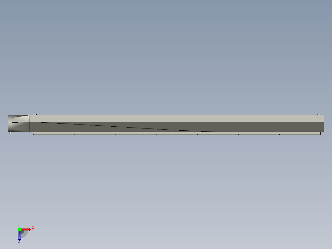 真空箱接油罩俯视图