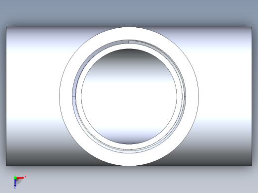 CPVC管件04-Sch80_Tee_FPTxFPTxFPT_9805-015_1.5in俯视缩略图