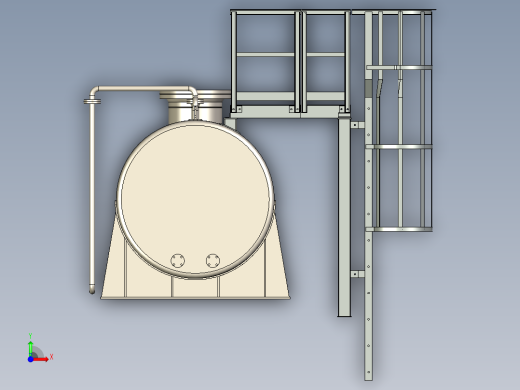 6立方带梯罐体前视缩略图