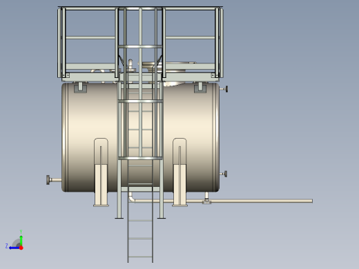 6立方带梯罐体右视缩略图
