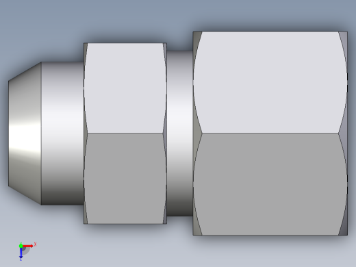 卡套式工业通用硬管接头EO_Weld_connector_AS14ZS俯视缩略图