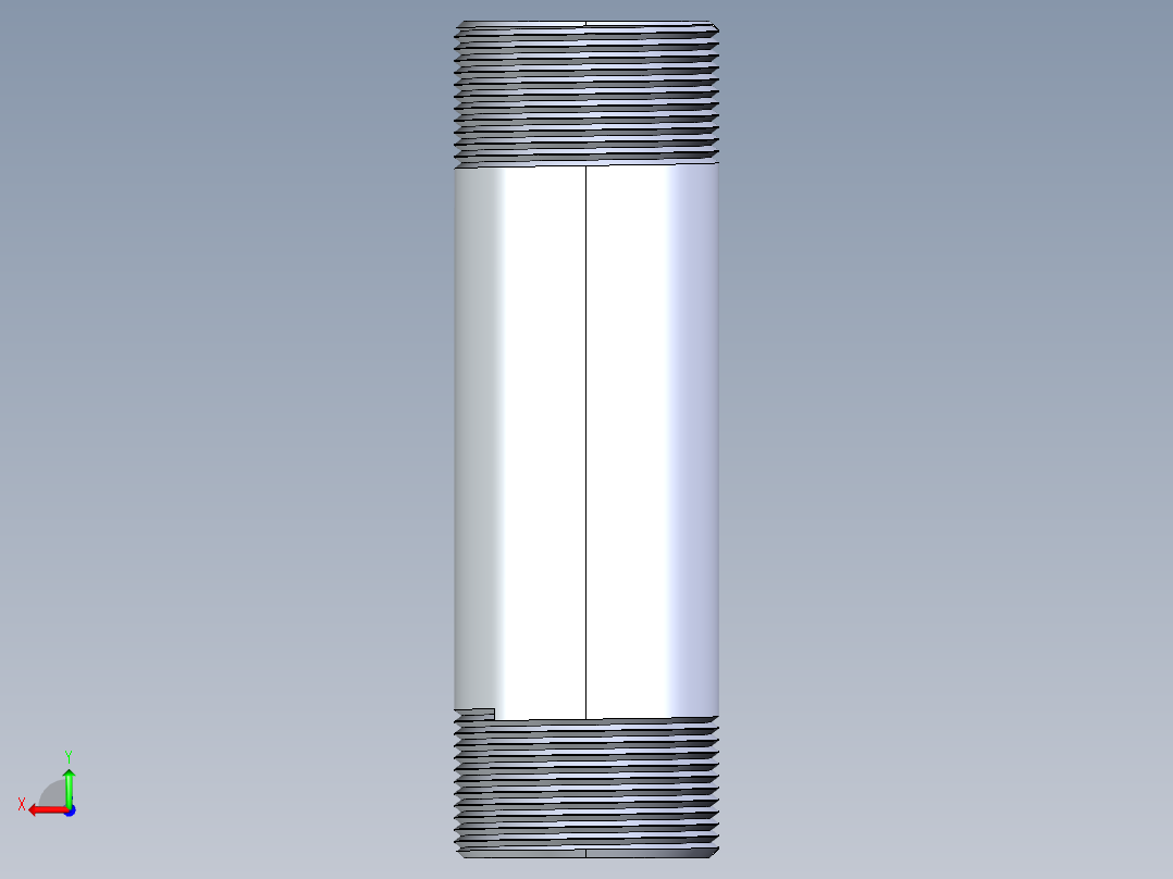 聚氯乙烯配件33-Sch80_Nipple_MPTxMPT_861-218_1.5in x 6in后视图