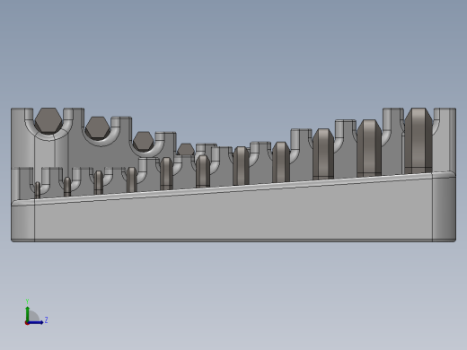 Craftsman 946677 20 件 MERIC 六角扳手套装 3DP左视缩略图