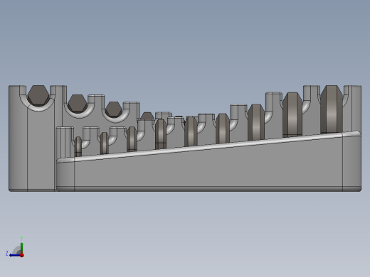 Craftsman 946677 20 件 MERIC 六角扳手套装 3DP右视缩略图