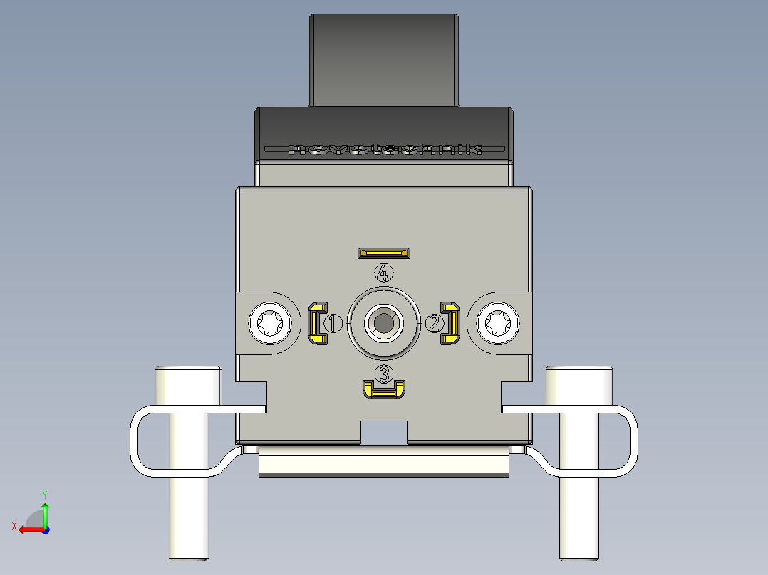 NOVOTECHNIK直线位移传感器TLH 系列后视图