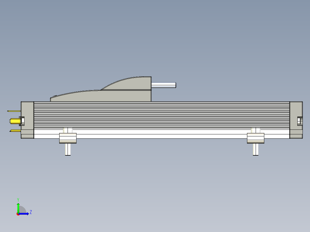 NOVOTECHNIK直线位移传感器TLH 系列左视图