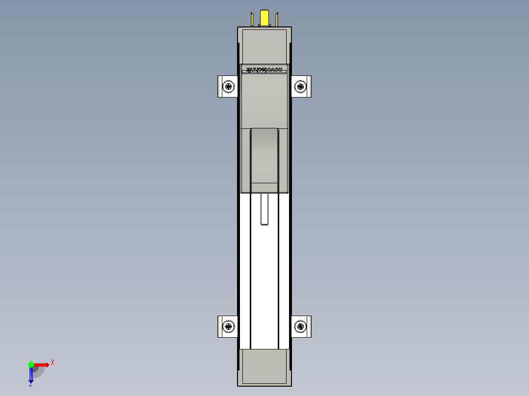NOVOTECHNIK直线位移传感器TLH 系列俯视图