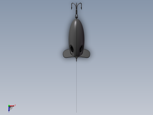 鱼钩俯视缩略图