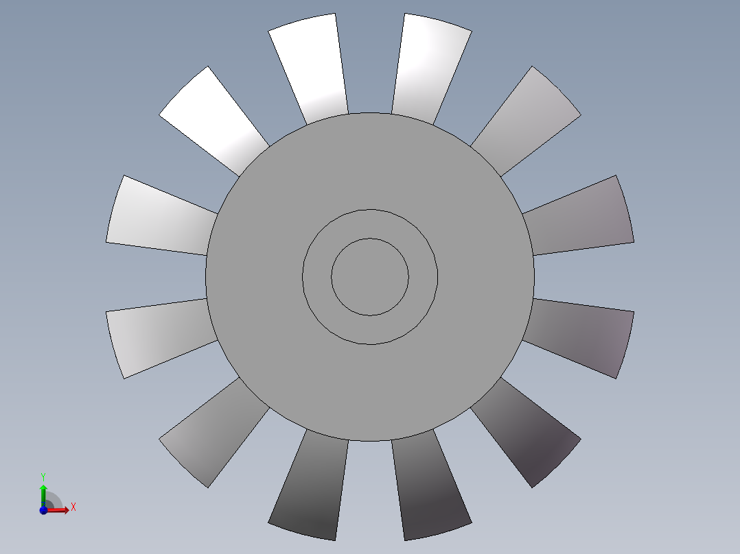 零件5 毛刷轮前视图