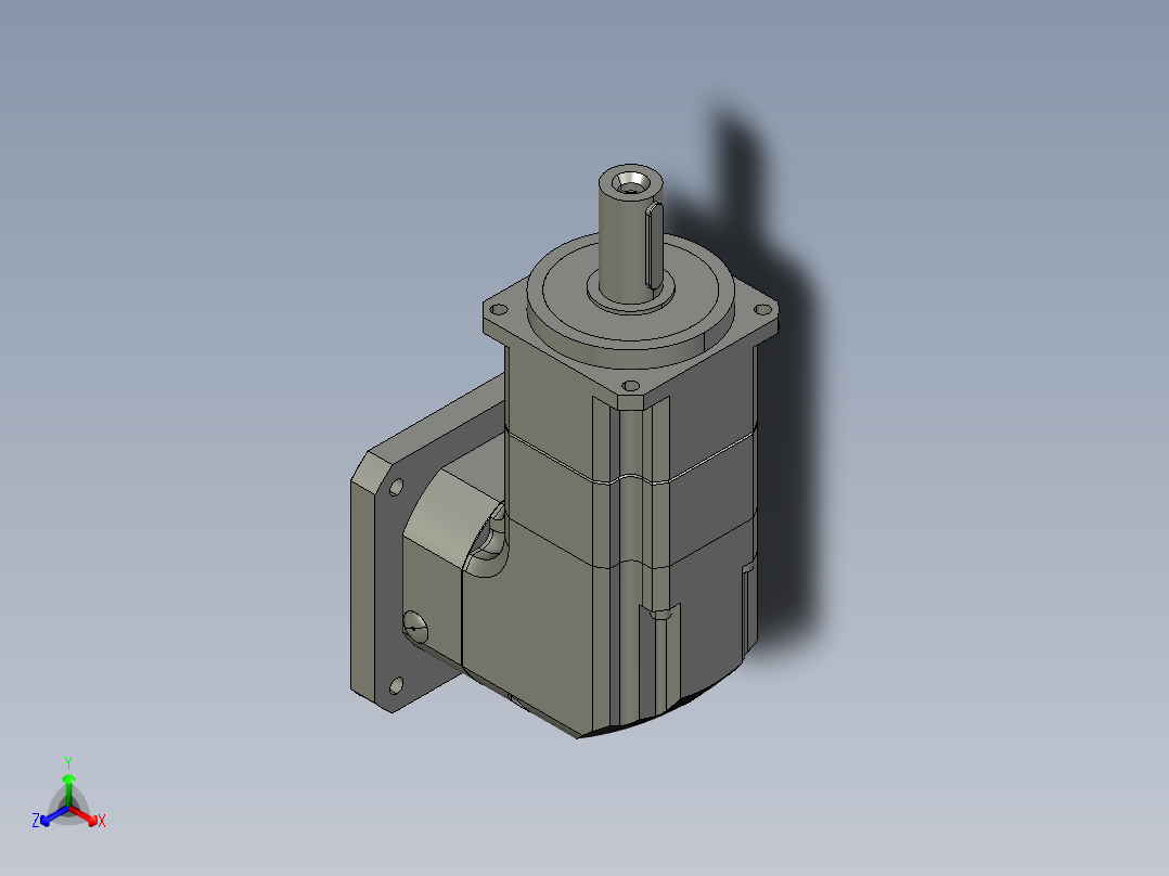 斜齿ZPGH142-L2 28-180-215-M14 LR83.STEP主视图