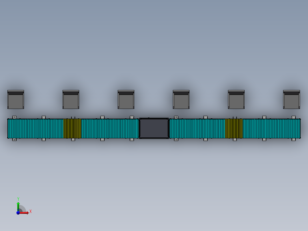 自动冲压设备生产线sw17前视图