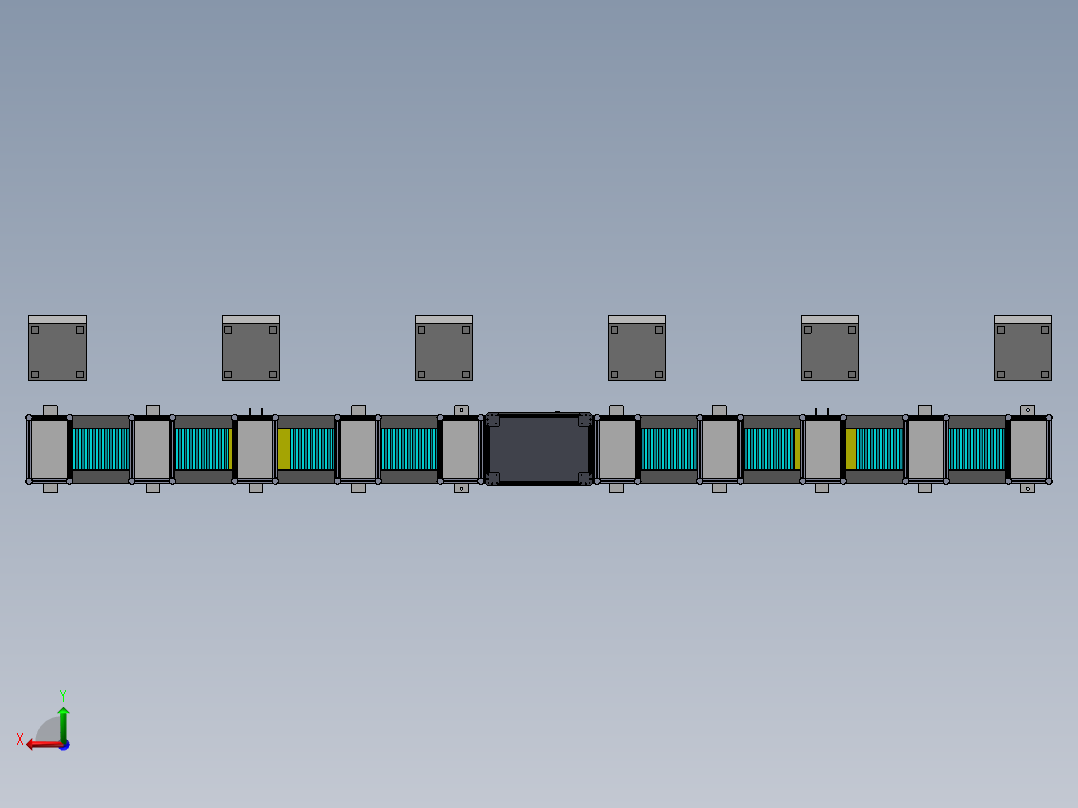 自动冲压设备生产线sw17后视图