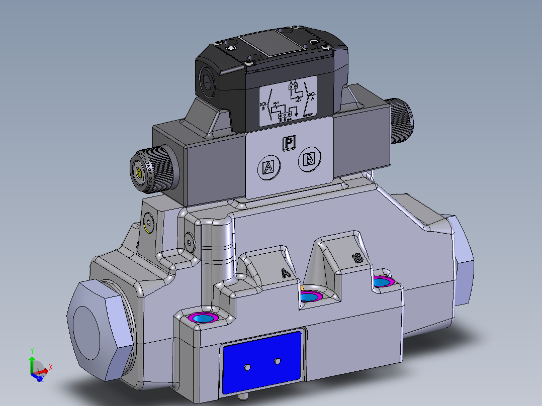 Continental Hydraulics-VSD08M_2_3液压元件主视图