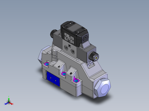 Continental Hydraulics-VSD08M_2_3液压元件正等轴测缩略图